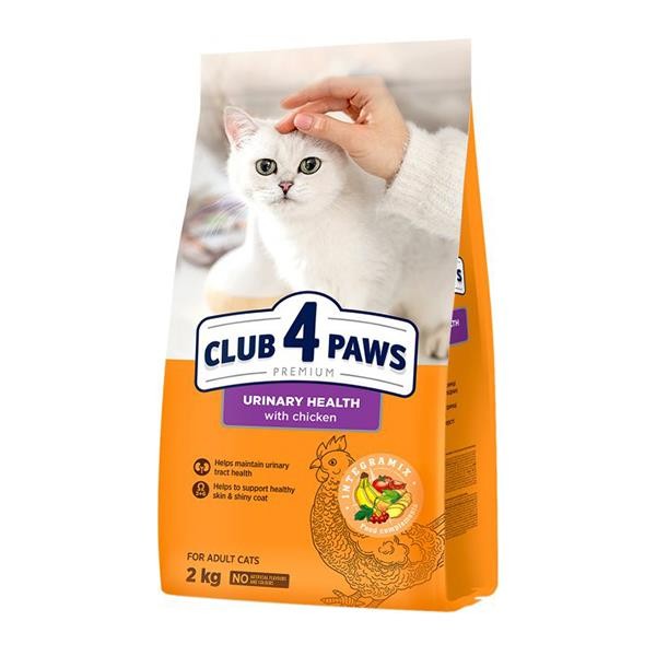 Club4Paws Urinary Health Tavuklu Kedi Maması 2Kg