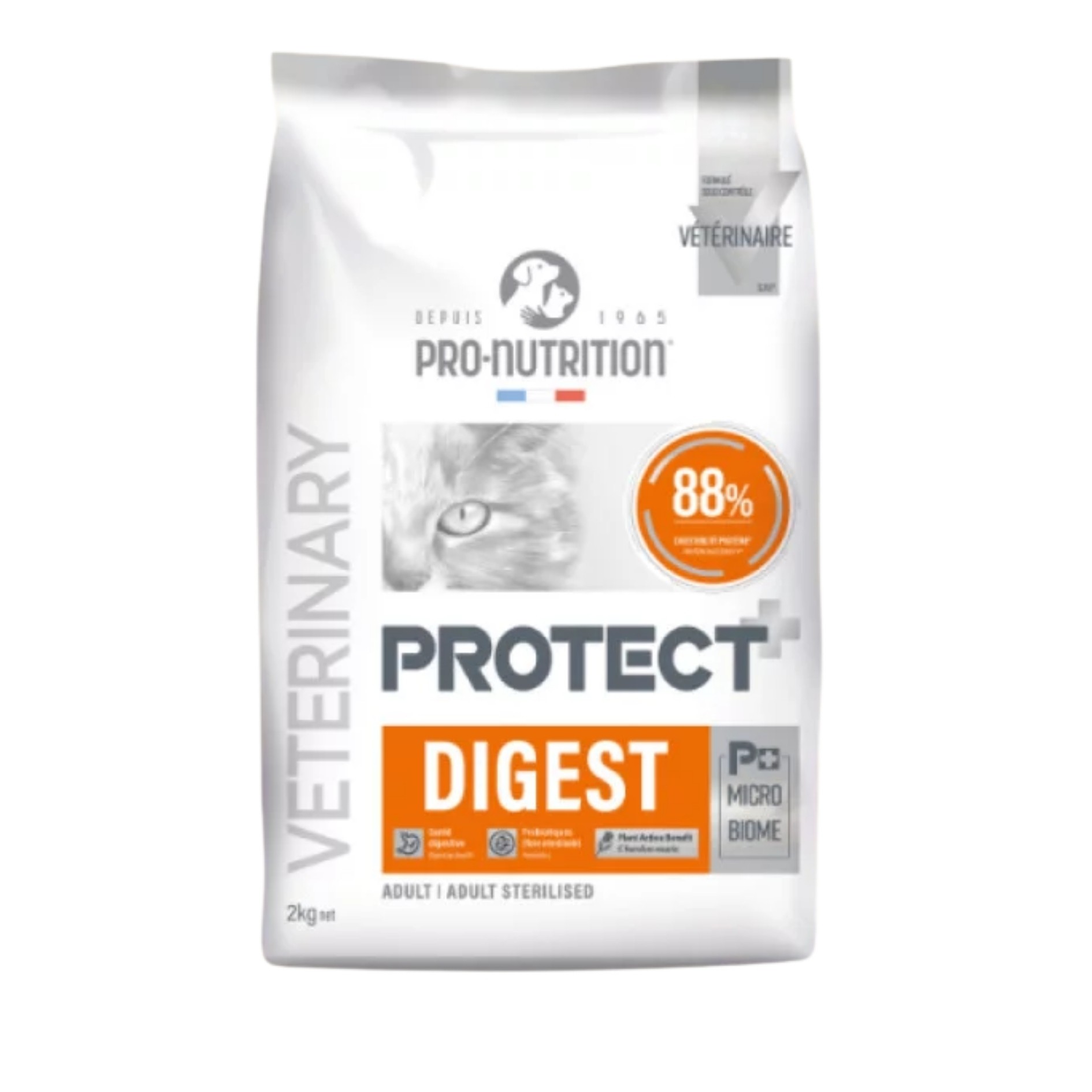 Pro Nutrition Protect Veterinary Digest Hypo-Allergenic Cilt Sağlığı Destekleyici Kedi Maması 2kg
