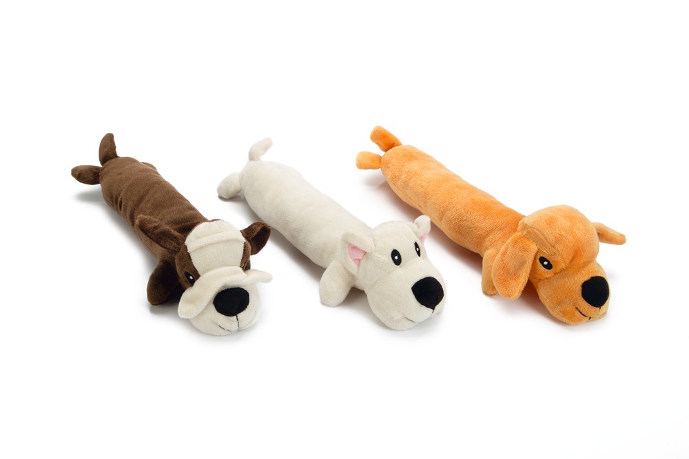 Beeztees Köpek Oyuncağı, Sesli, Köpek, Peluş, Çeşitli Renklerde, 32x11x7cm