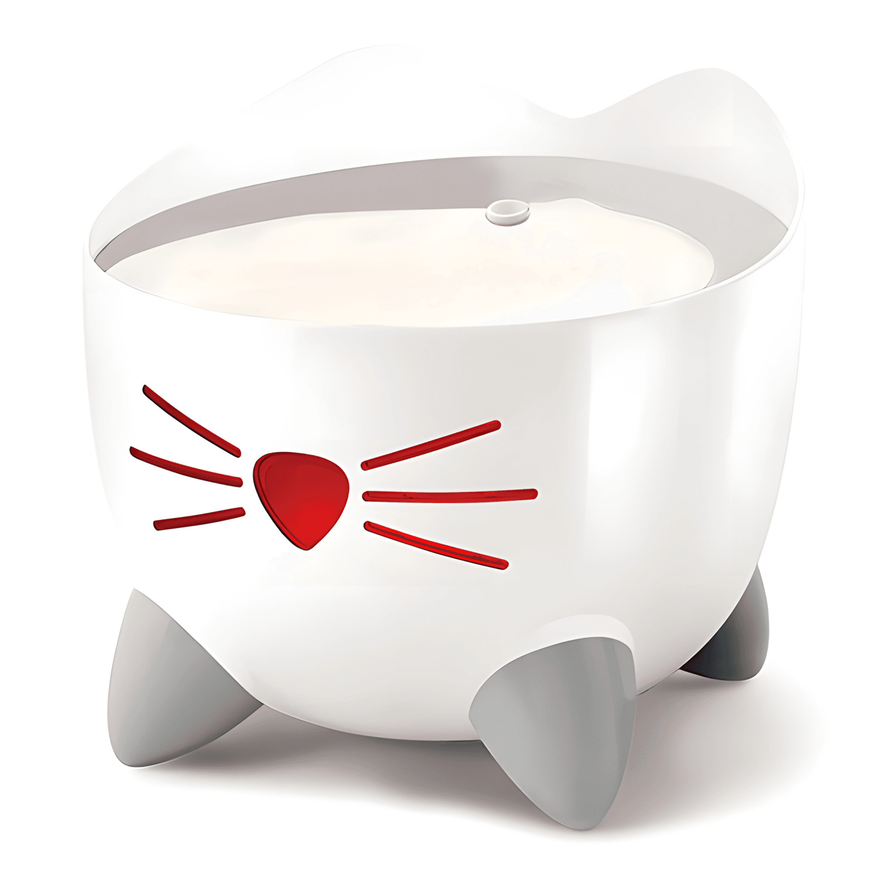 Catit Pixi Fountain Çelik Hazneli Led Işık Otomatik Kedi Su Pınarı Beyaz 2Lt