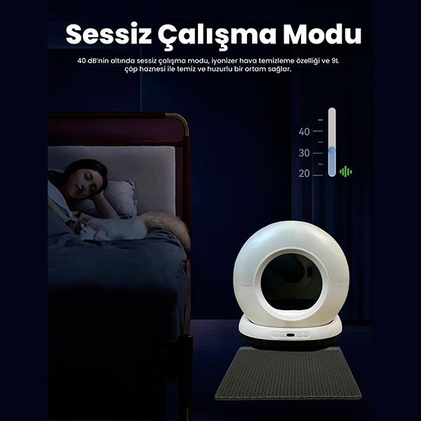Electron CB001 Otomatik Akıllı Kedi Tuvaleti