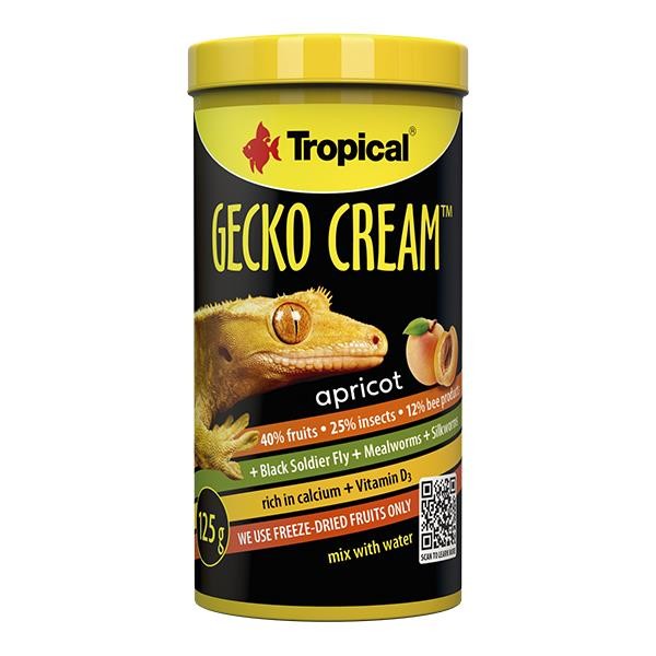 Tropical Gecko Cream Apricot Kayısılı Gecko Yemi 100ml 50gr