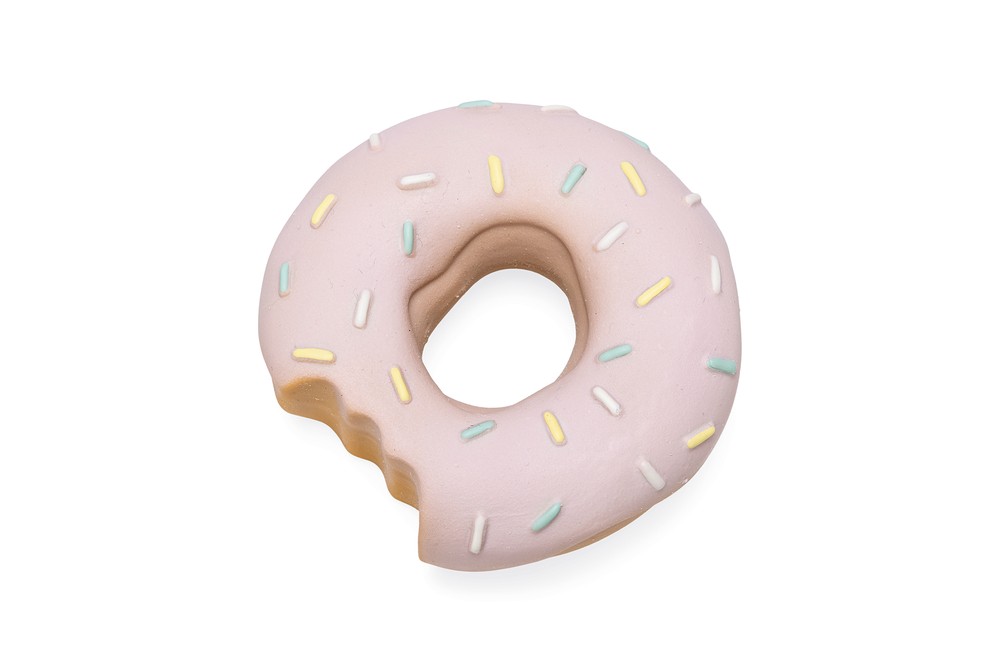 Beeztees Köpek Oyuncağı, Sesli, Donut, Lateks, Çeşitli Renklerde, 7x7x3cm