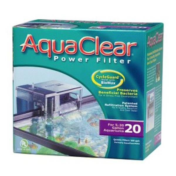 Aqua Clear 20 Mini Askı Filtre 378Lt/H 18-76 Lt Akvaryumlar