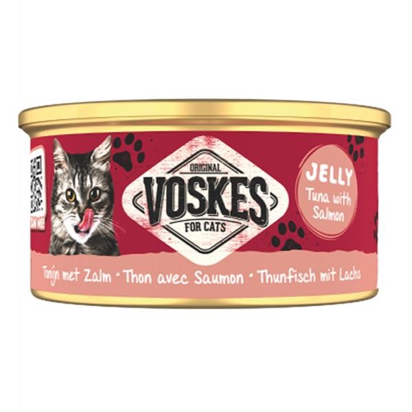 Voskes Ton Balığı ve Kalkabağı Konserve Kedi Maması 85gr
