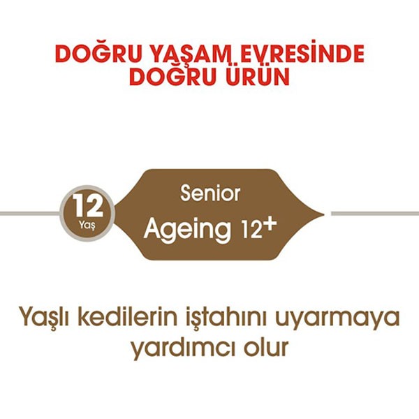 Royal Canin Senior Ageing 12+ Yaşlı Kedi Maması 2Kg