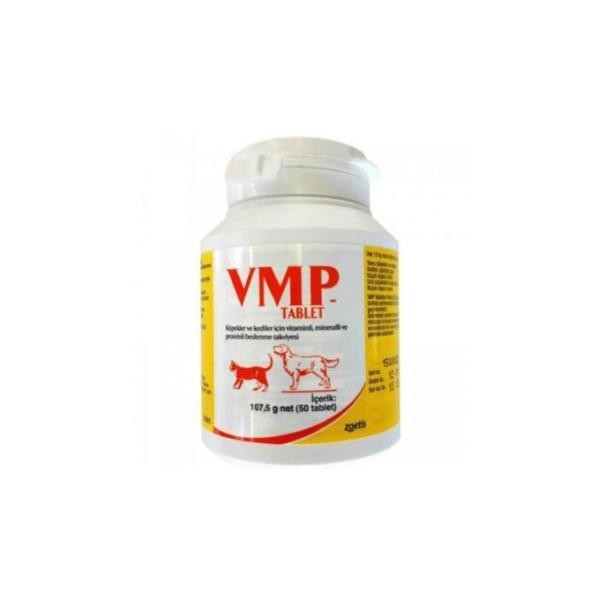 Zoetis VMP Kedi ve Köpek Vitamin Tableti 50'li