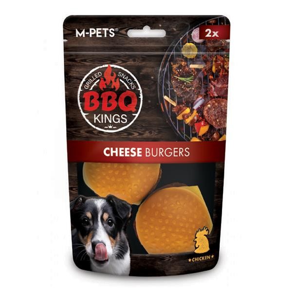 M-Pets BBQ Kings Cheeseburger Tavuklu Köpek Ödüllü 130gr