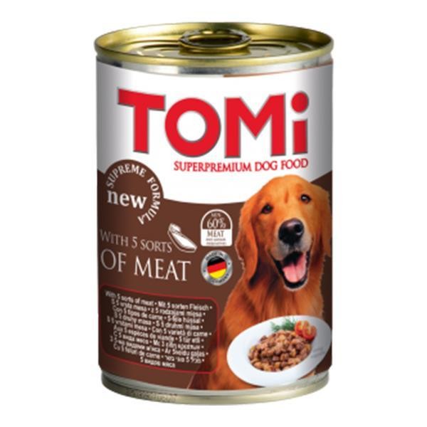 Tomi Karışık Konserve Yetişkin Köpek Maması 400gr 12lı