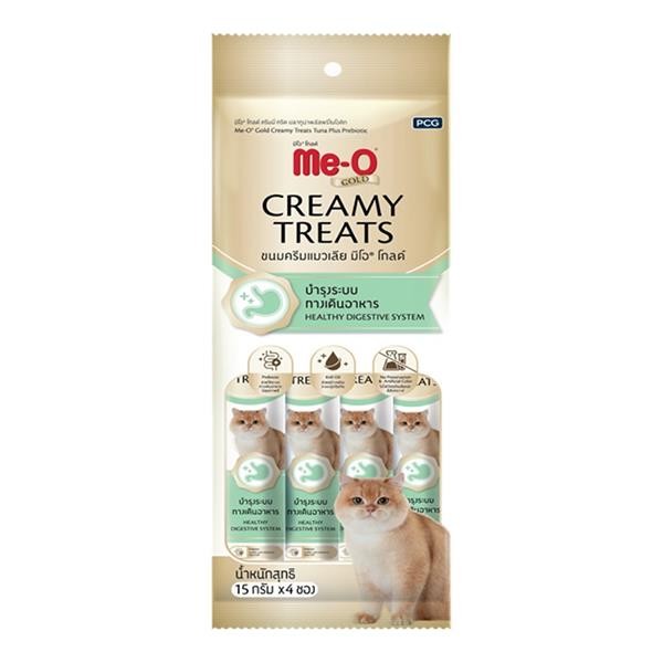 Me-O Gold Creamy Ton Balığı ve Prebiotic 15gr 4lü