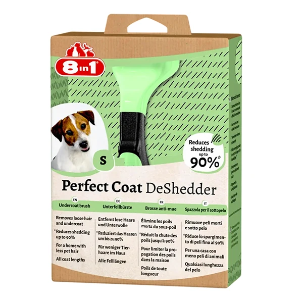8 in 1 Perfect Coat DeShedder Köpek Tarağı S