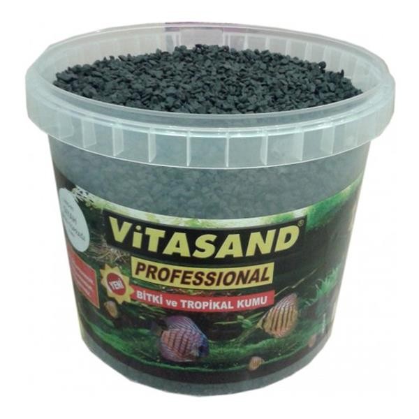 Vitasand Demir İçerikli Siyah Bitki Kumu 1-2mm 20 Kg