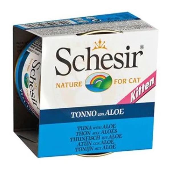 Schesir Ton Balıklı Aloe Veralı Yavru Kedi Konservesi 85gr