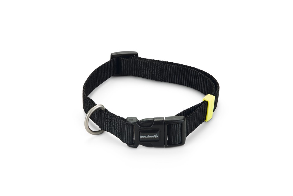 Beeztees Köpek Boyun Tasması, Siyah, 35-50cm, 20mm
