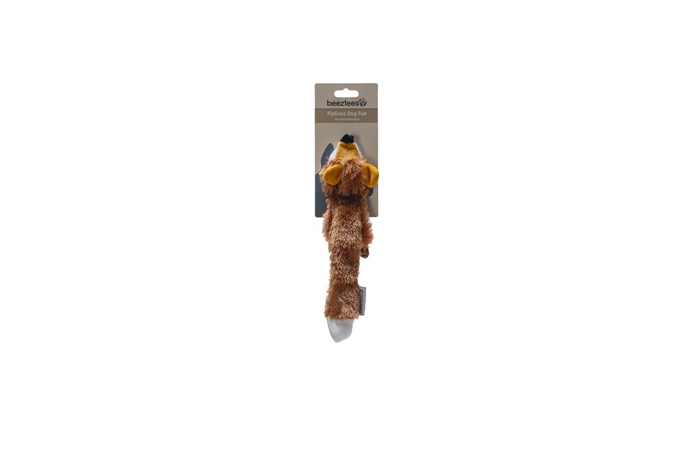 Beeztees Köpek Oyuncağı, Sesli, Tilki, Peluş, Kahverengi, 30x13x2,5cm