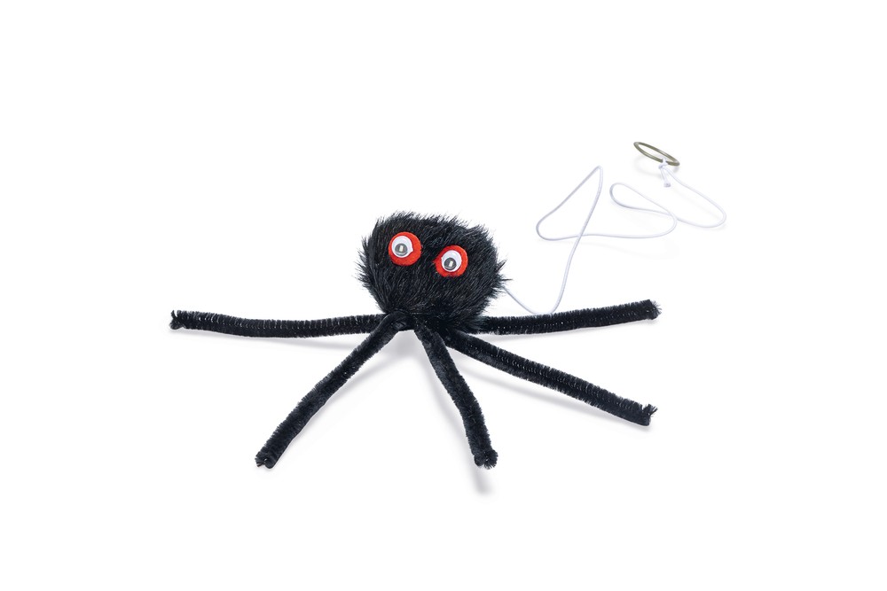 Beeztees Kedi Oyuncağı, Elastik İpli Örümcek, 17cm