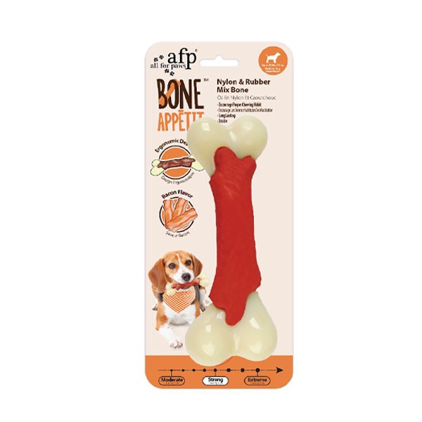 Afp Bone Appetit - Nylon-Rubber Kemik - Pastırma L