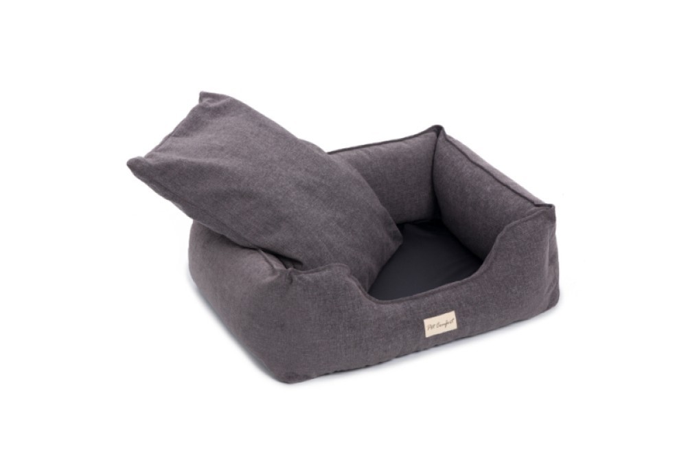 Pet Comfort Alpha  Antrasit Köpek Yatağı M 80x65cm