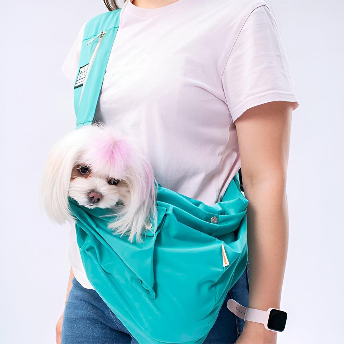 Pawstar Crossbody Kedi Köpek Taşıma Çantası Mint