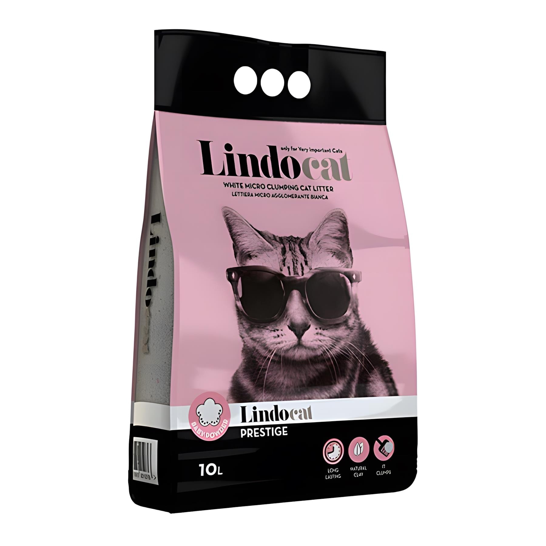 Lindocat Bebek Pudralı İnce Taneli Topaklanan Kedi Kumu 10L