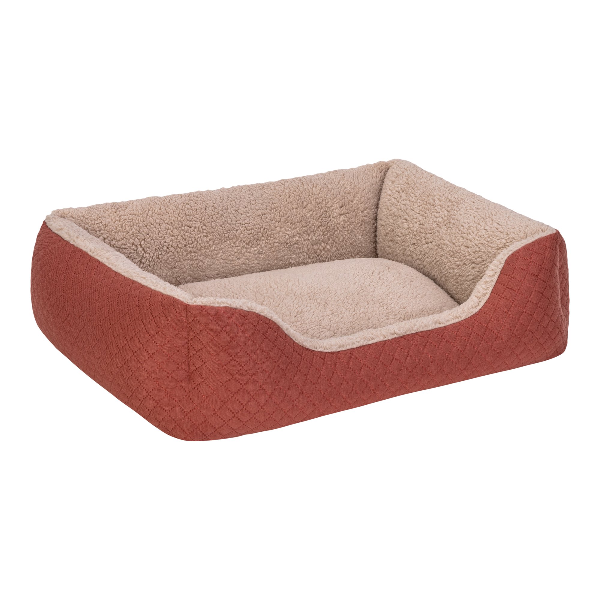 Pet Comfort Bravo Duo  Kedi ve Köpek Yatağı Tarçın/Bej S 55x45cm