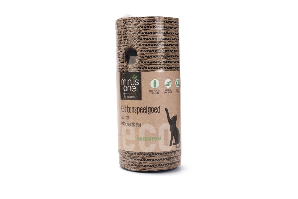 Beeztees Kedi Oyuncağı, Karton Silindir ve Püskül, 23x10x10cm