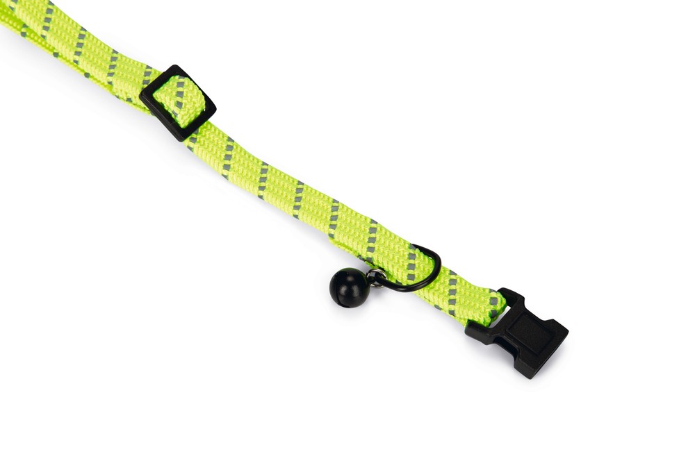 Beeztees Kedi Boyun Tasması, Zilli, Sarı, 24,5-33cm