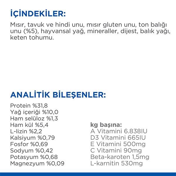 Hills Sterilised Ton Balıklı Kısırlaştırılmış Kedi Maması 8Kg+2Kg Bonus Paket