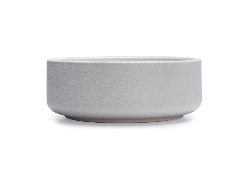 Beeztees DBL Köpek Mama Su Kabı, Seramik, Mat Beyaz, 13,5cm, 500ml