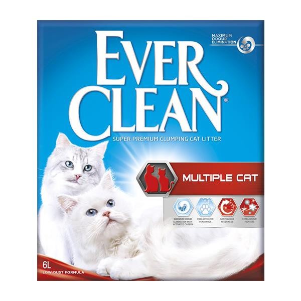 Ever Clean Multiple Cat Topaklasan Kedi Kumu 6Lt