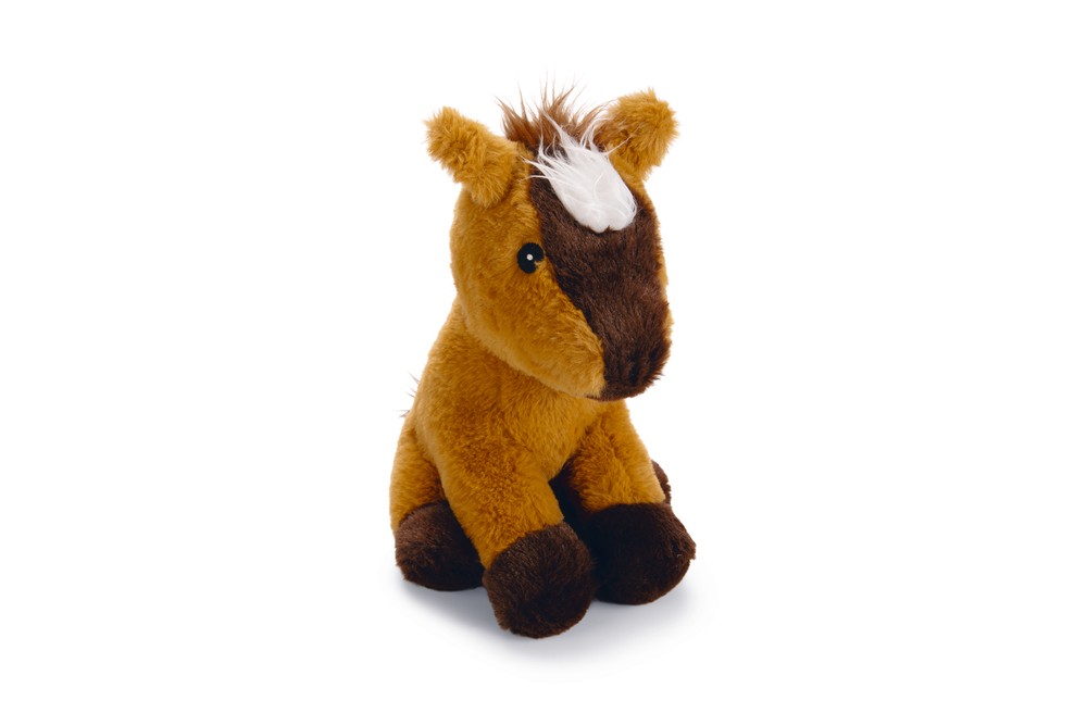 Beeztees Köpek Oyuncağı, At, Peluş, Kahverengi, 25x19x18cm