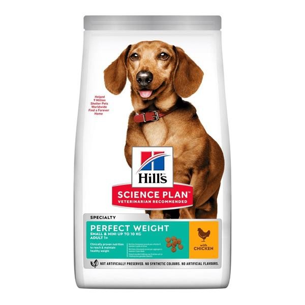 Hills İdeal Kilo Küçük ve Mini Irk Tavuklu Yetişkin Köpek Maması 1,5Kg