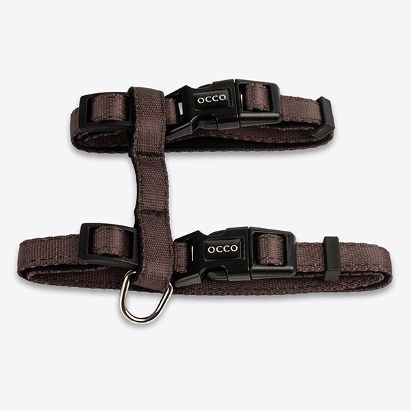 Occo Mocha Blue H-Harness Kedi Göğüs ve Gezdirme Tasması Set