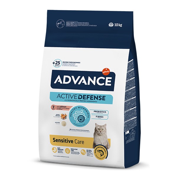 Advance Adult Sensitive Somonlu Yetişkin Kedi Maması 10 Kg