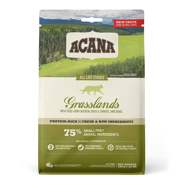 Acana Grasslands Yüksek Proteinli Ördekli ve Tavuklu Tahılsız Kedi Maması 4,5kg