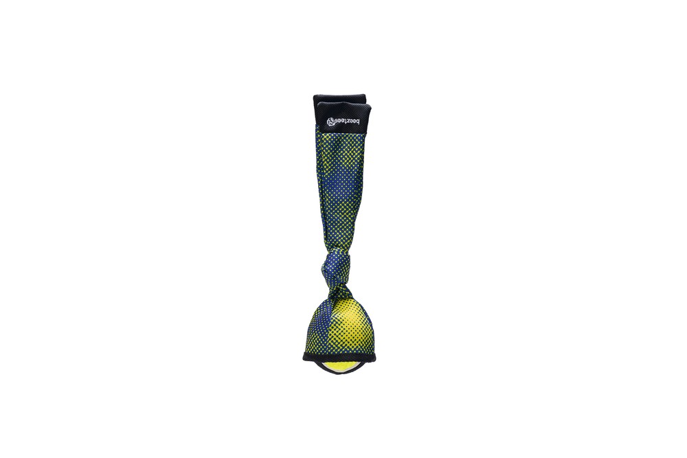 Beeztees Köpek Oyuncağı, Yüzen, Tenis Topu ve Kumaş Fırlatma, Mavi/Sarı 29cm