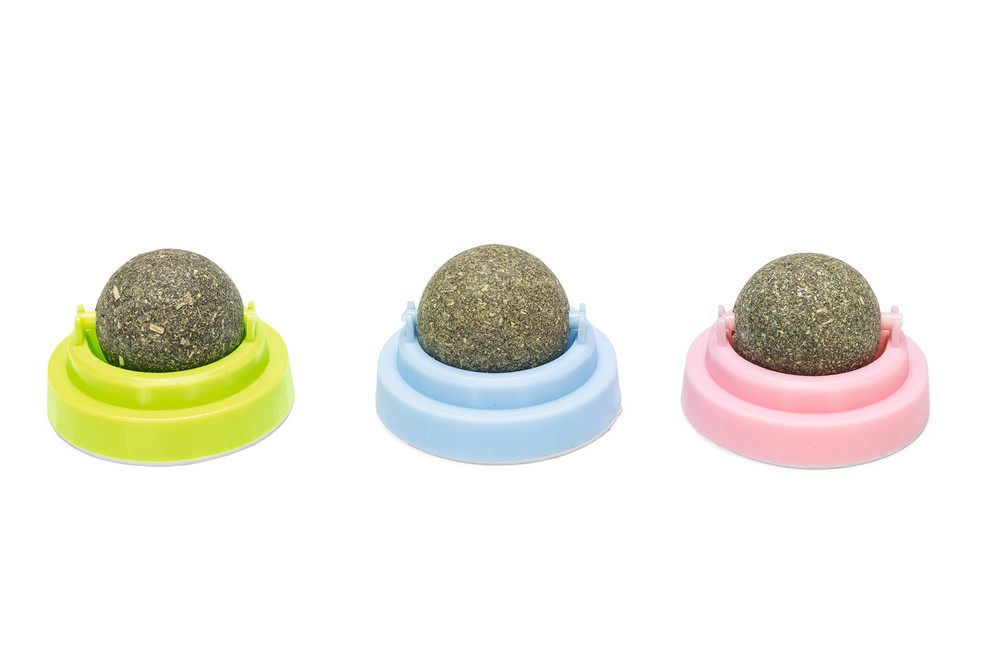 Beeztees Kedi Oyuncağı, Kediotu Topları, 3 Adet, 5x5x4cm