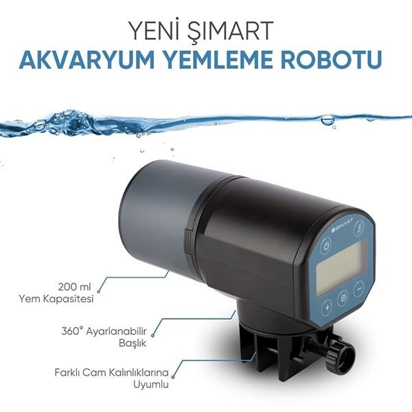 Şımart Akvaryum Yemleme Robotu