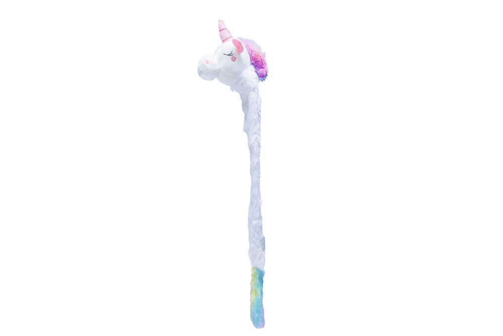 Beeztees Yavru Köpek Oyuncağı, Unicorn, Peluş, Beyaz, 74x14x15cm