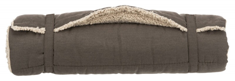 Trixie Köpek Yatağı, Katlanabilir, İnce, 100x65cm, Koyu Kahve/Bej