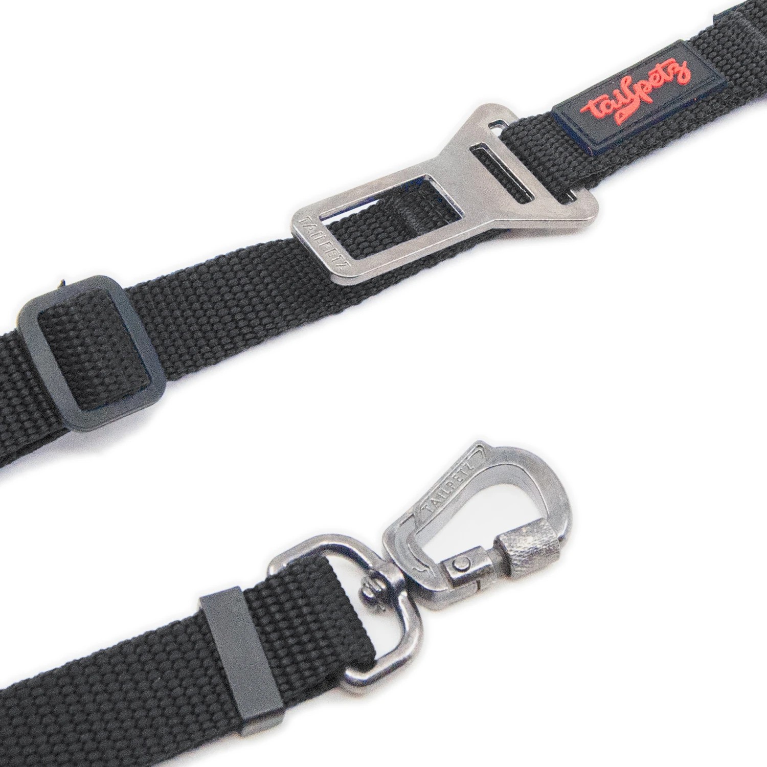 Tailpetz Travel Leash Black Small