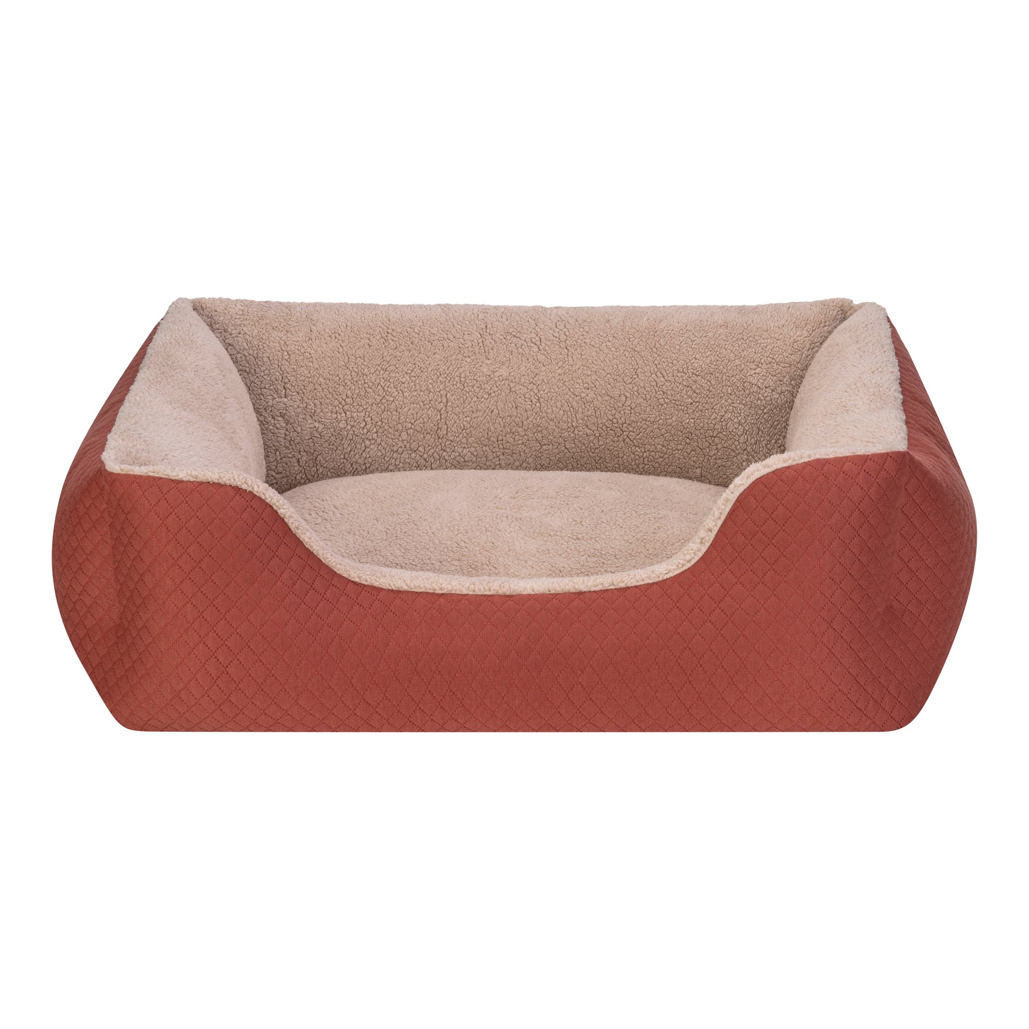 Pet Comfort Bravo Duo  Köpek Yatağı Tarçın/Bej L 90x70cm