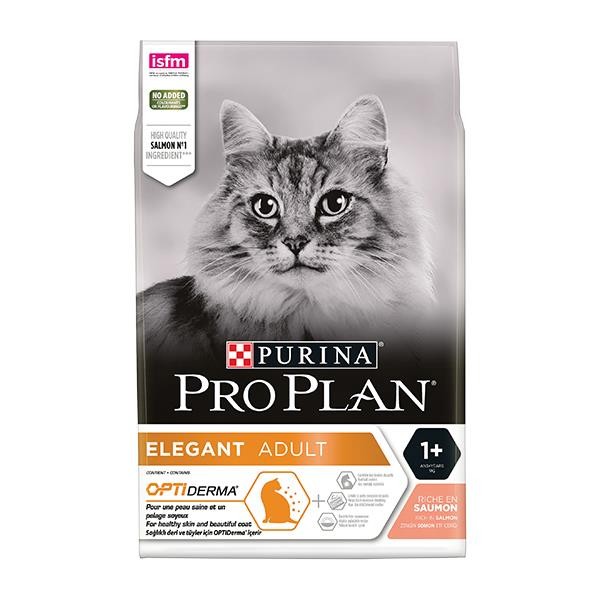 Pro Plan Adult Elegant Somonlu Yetişkin Kedi Maması 3Kg