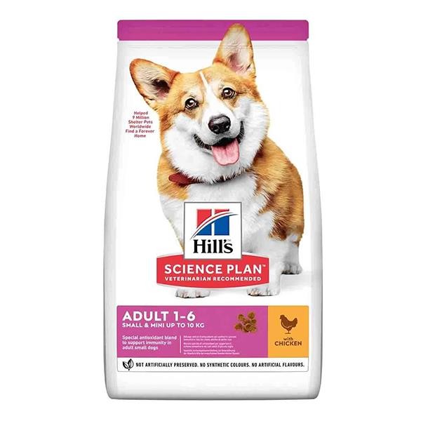 Hills Small Mini Küçük Irk Tavuklu Yetişkin Köpek Maması 1,5Kg