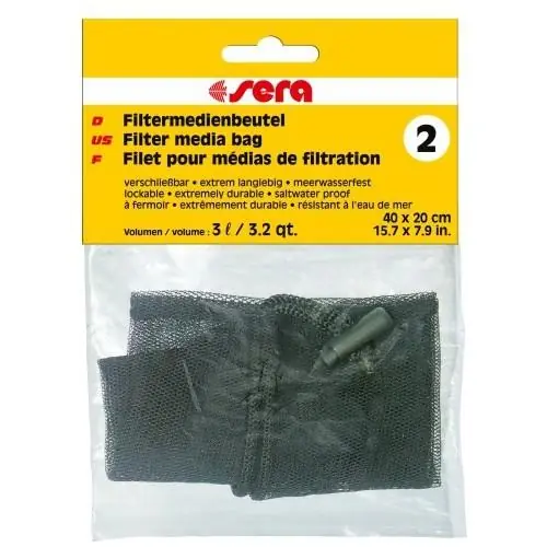 Sera Filter Media Bag 2 Filtre Torbası