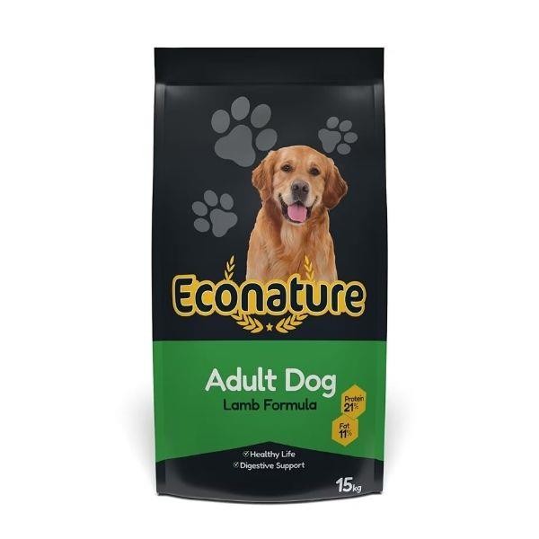 Econature Plus Kuzulu Yetişkin Köpek Maması 15Kg