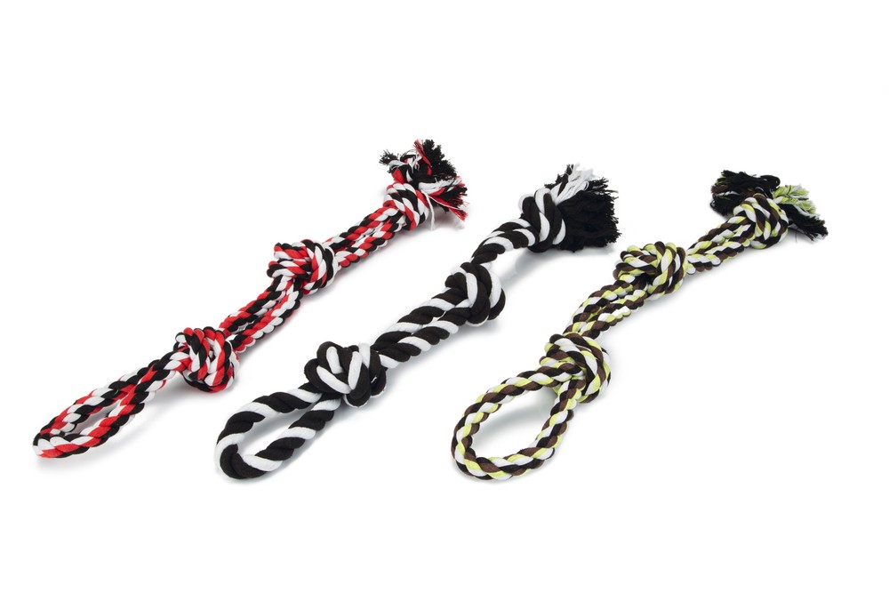 Beeztees Köpek Oyuncağı, Üç Düğümlü Diş İpi, Tutamaçlı, 50cm, 400gr