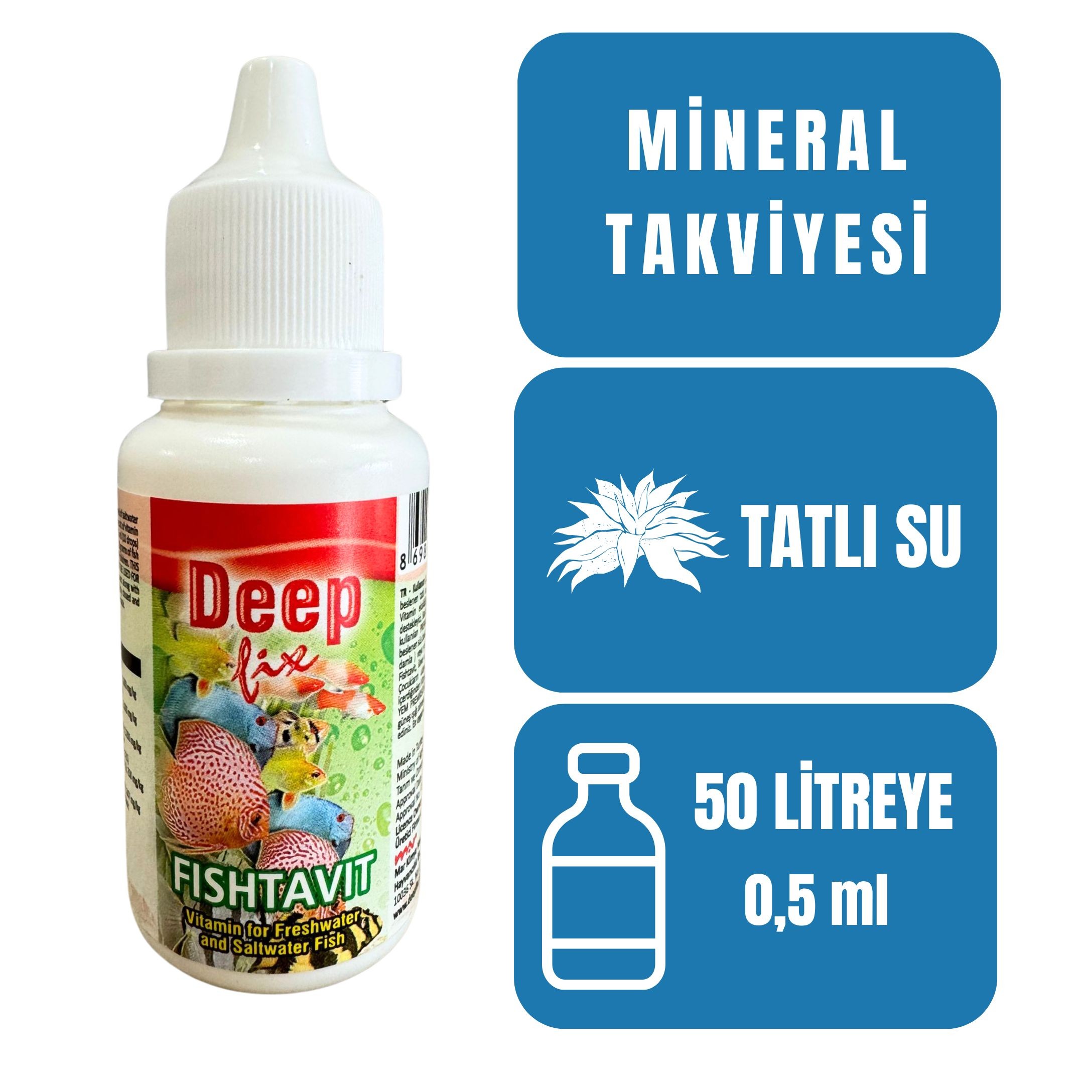 Deep Fix Fishtavit Balık Vitamini 30ml