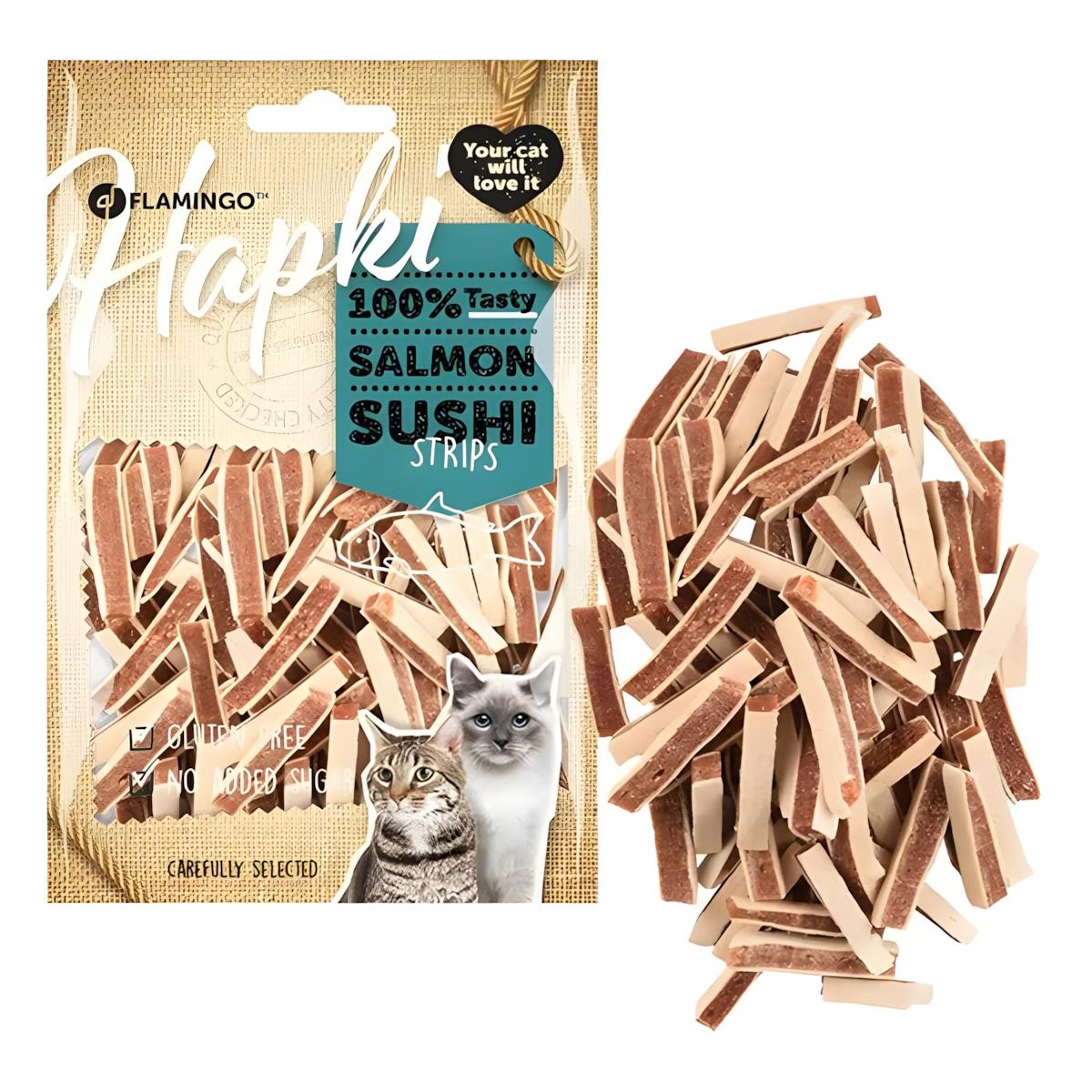 Flamingo Hapki Somon ve Alabalıklı Şerit Kedi Ödülü 85 Gr
