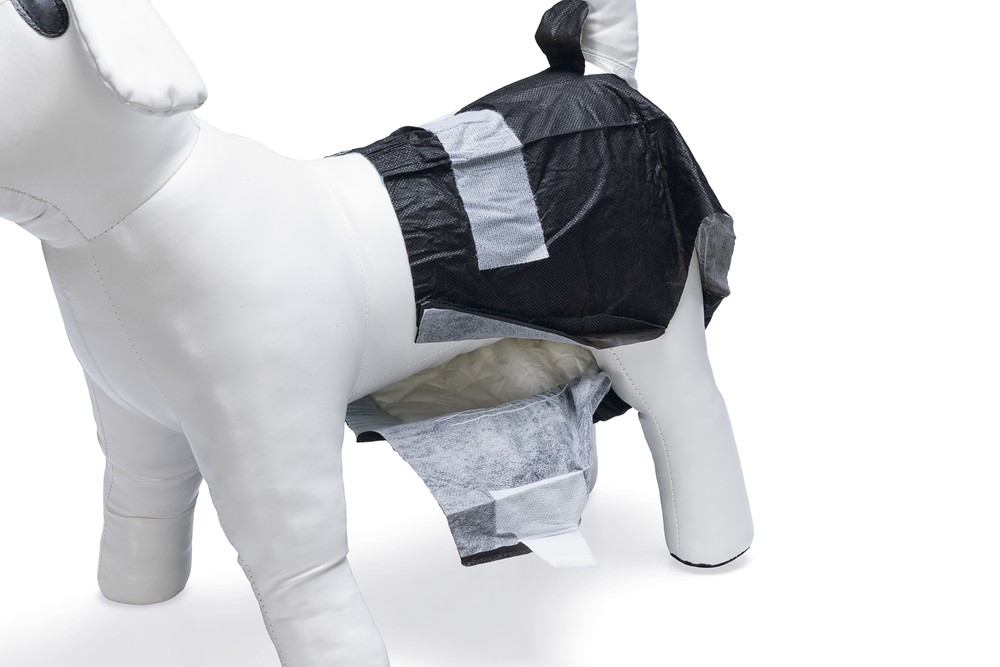 Beeztees Köpek Alt Bezi, Mükemmel Uyum, Kullan-At, Siyah, 10 Adet, L